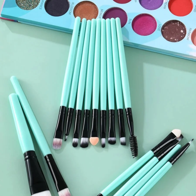 Pinceaux Maquillage - ProBrushSet™ - Vert