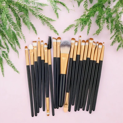 Pinceaux Maquillage - ProBrushSet™ - Noir Doré
