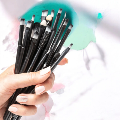 Pinceaux Maquillage - ProBrushSet™ - Noir