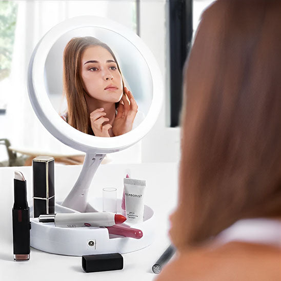 Miroir pour maquillage 10X